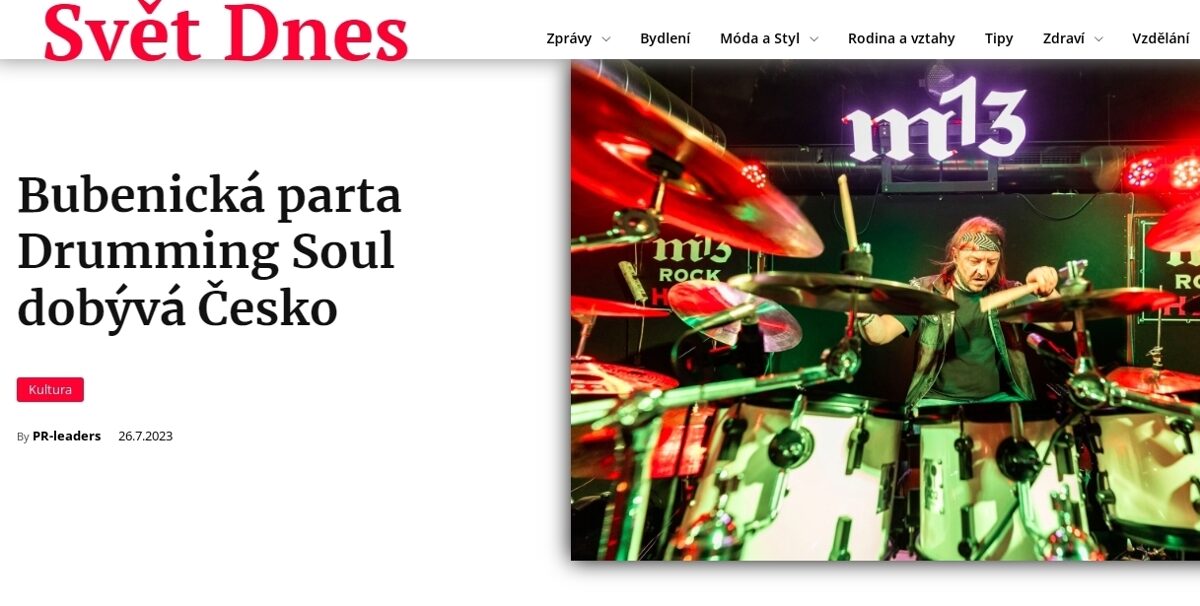 Drumming soul dobývá česko